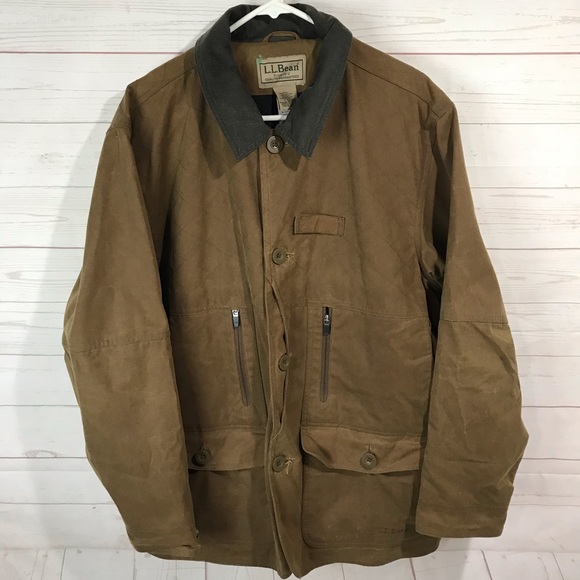 Llbean Mens Upland Hunter Field Coat 